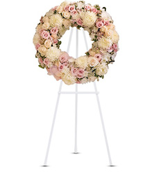 Peace Eternal Wreath from Boulevard Florist Wholesale Market